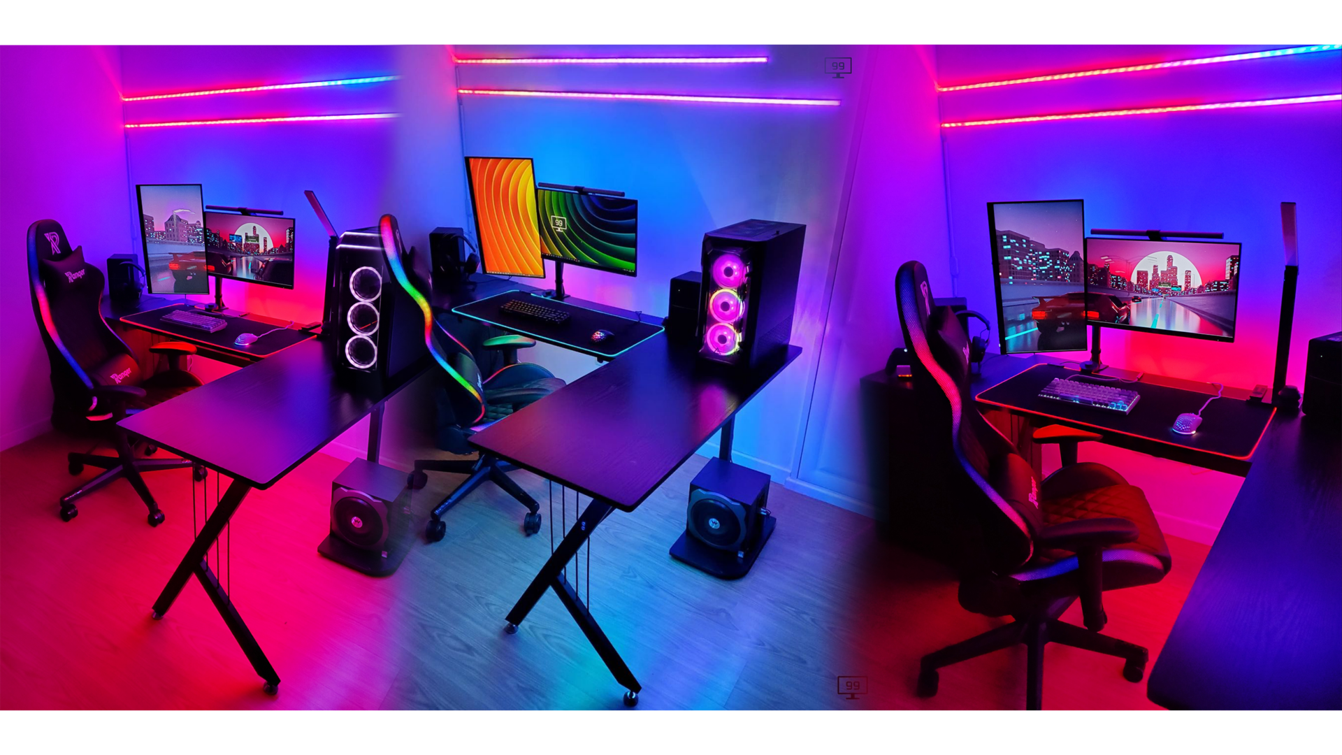 Gaming chairs with lights / LED