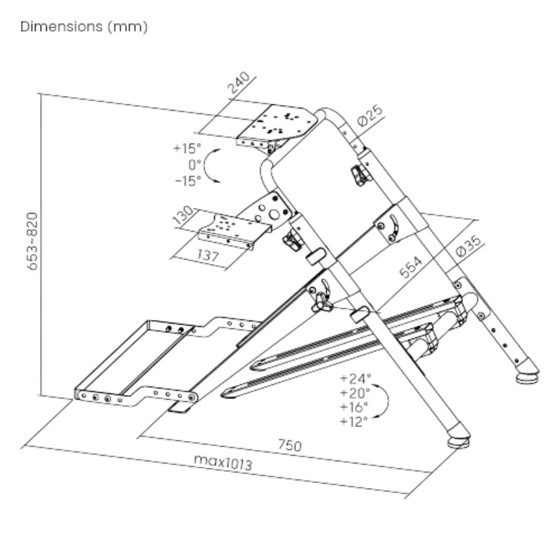 RANQER Racing Wheel Stand Pro